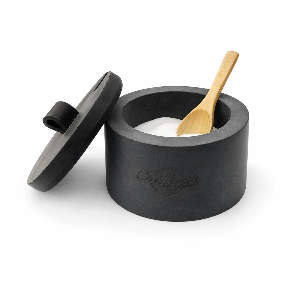 ZUCKER & SALZ DARK - Zuckerdose oder Salztopf aus Beton
