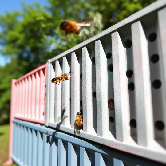 See-Container mit Bienen