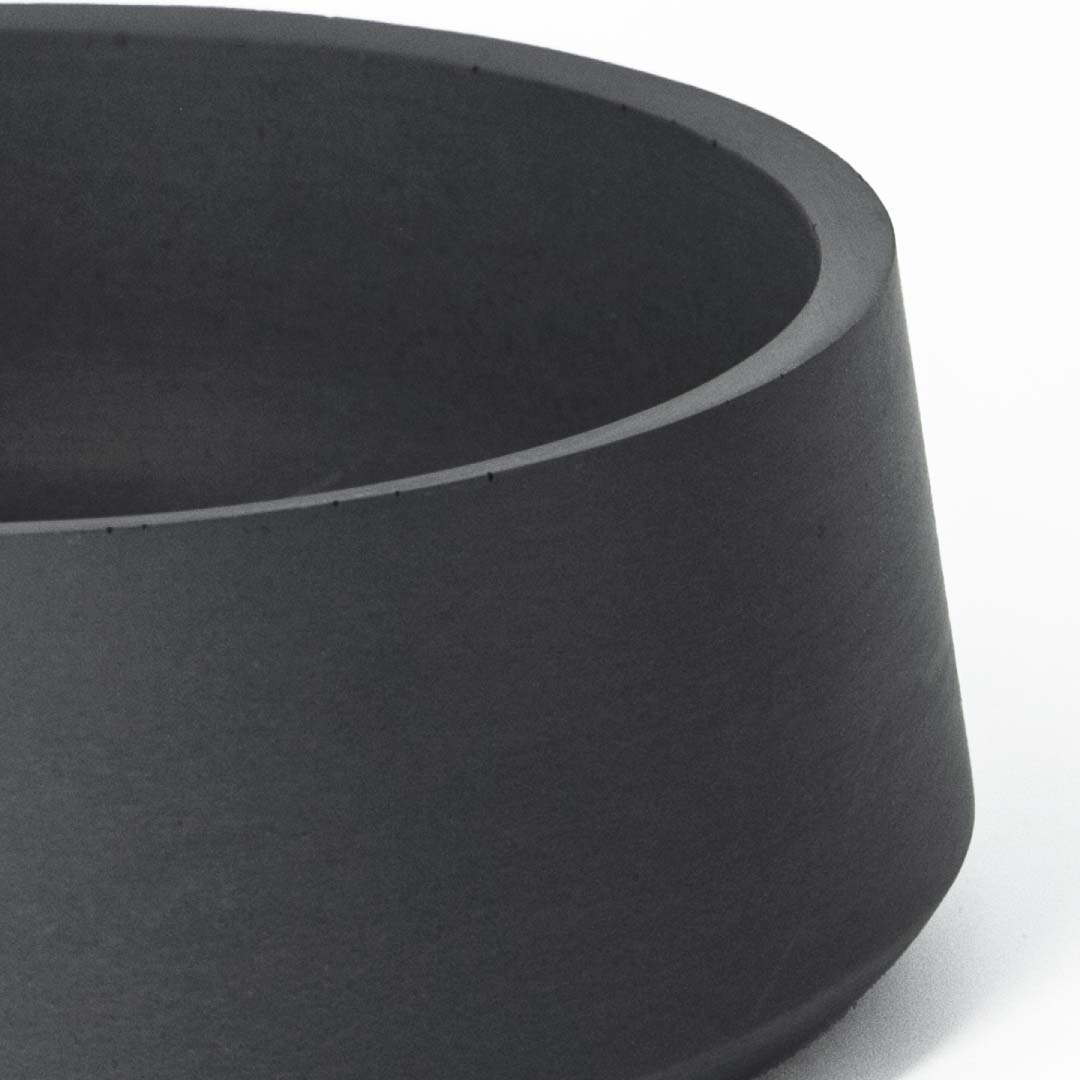 NAMO - Hundenapf aus Beton mit deinem Namen oder Wunschtext (1000 ml)