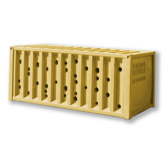 BEECONTAINER - Bienenhotel aus Beton im Container-Design