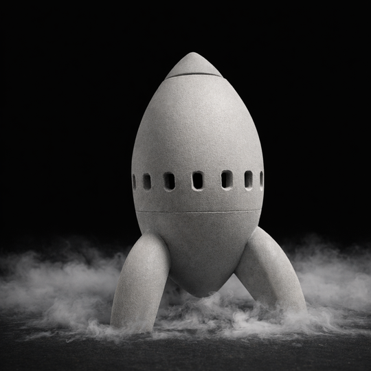 ROCKET – Räucherfigur. Für Backflow- &amp; klassische Räucherkegel