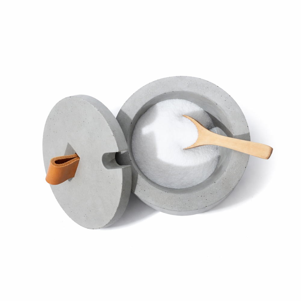 ZUCKER & SALZ - Zuckerdose oder Salztopf aus Beton