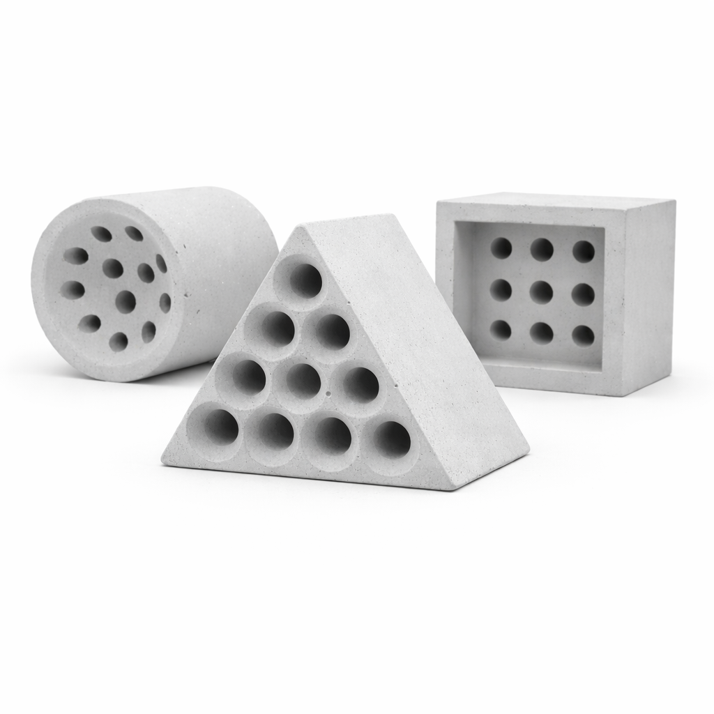 BEEHAUS 3er Set - Bienenhotel im Bauhaus-Design
