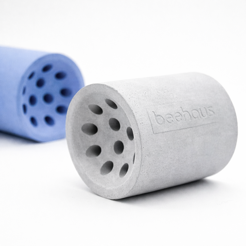 BEEHAUS 3er Set - Bienenhotel im Bauhaus-Design