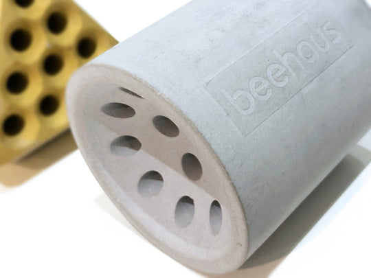 BEEHAUS 3er Set - Bienenhotel im Bauhaus-Design